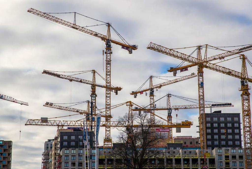 FOTO: LENNART JOHANSSON Ett Stockholm som håller samman Stockholm är en stad med högt bostadsbyggande där alla kan bo Stadens mål är att takten i bostadsbyggandet ska öka med fokus på klimat smarta