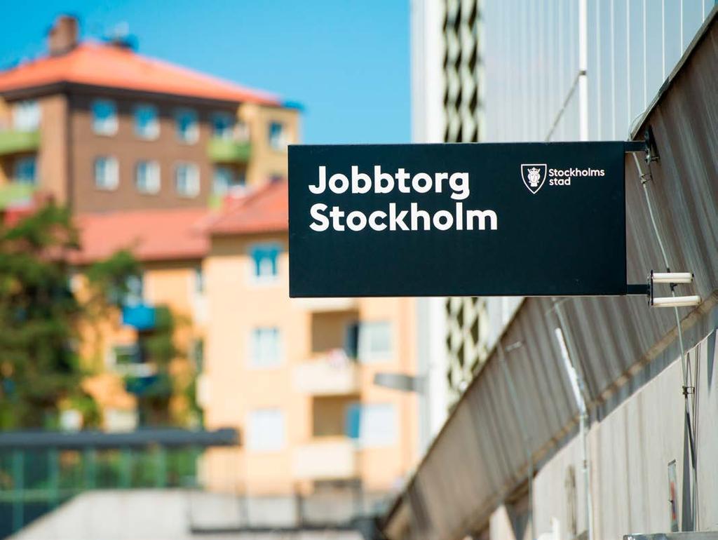 FOTO: MATTIAS PROMODOU DAHLQVIST Ett ekonomiskt hållbart Stockholm Fler jobbar, har trygga anställningar och försörjer sig själva Arbete är grunden för människors utveckling, delaktighet och egen