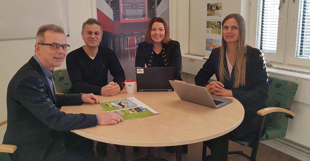 Organisation Ledningen från vänster: Mats Tapper, Michael Güngör, Åsa Sandström och Marita Anheim (saknas på bild: Jenny Johansen).