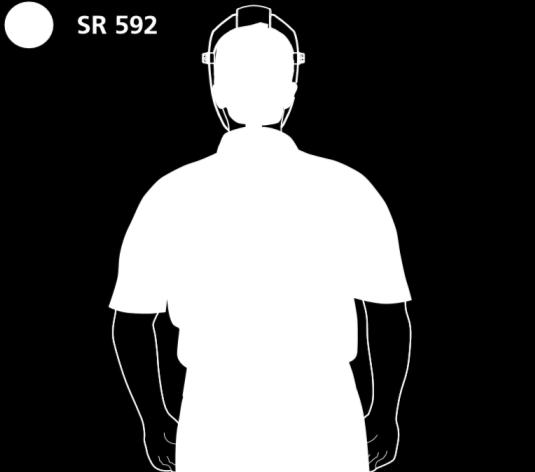 Handhavandeinstruktion SR 592 9 (24) Kontrollera och justera så att andningsslangen löper längs ryggen och att den inte är vriden. Fig. 11 2.