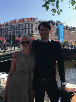 Till Amsterdam skickades representanterna Adrian Filipovic (juriststudent i Stockholm) och Anna Hovstadius (juriststudent i Uppsala).