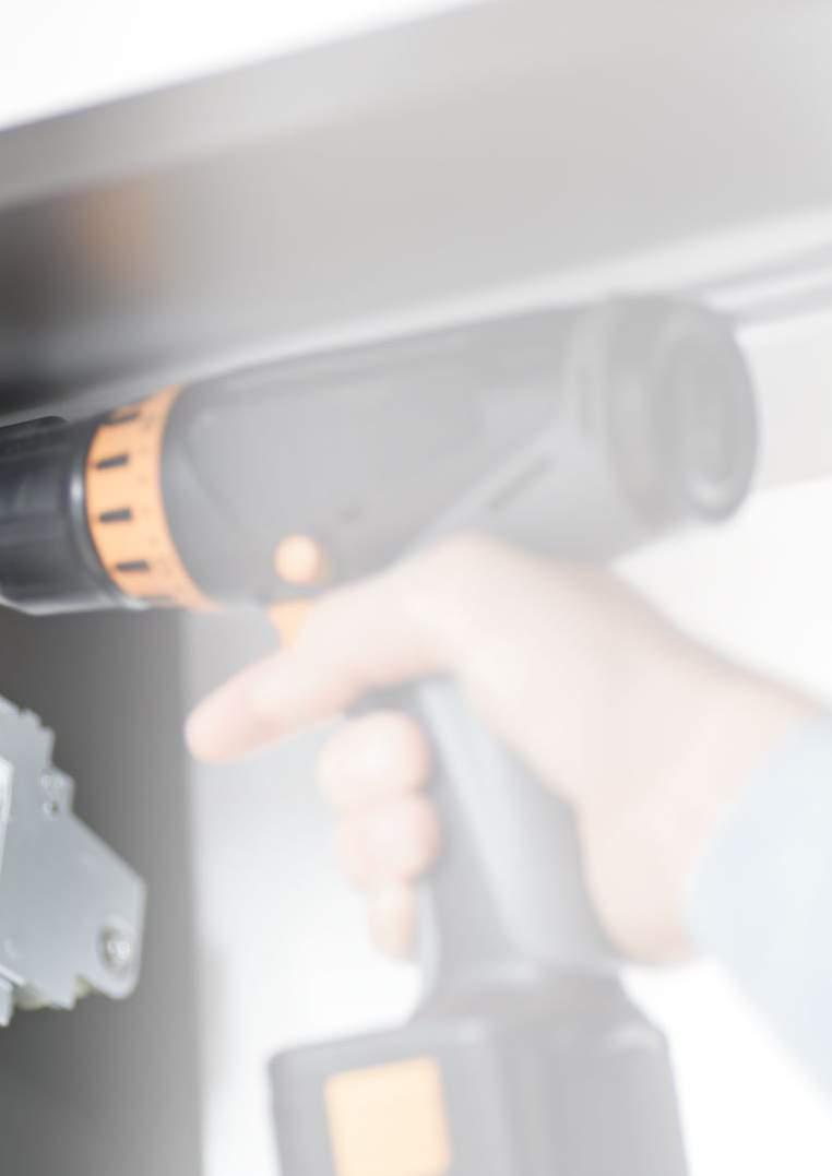 * Med frontvikten och skåphöjden beräknar du lyftmekanismens prestationsfaktor. Via www.blum.com/configurator får du hjälp att välja rätt produkt.