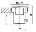 EYES COVER LED IP 68 00mA Enkel spridningsvinkel 4 EYES COVER LED 1,W/3000 K/14 lm 77 638 7 Enkel spridningsvinkel 12 EYES COVER