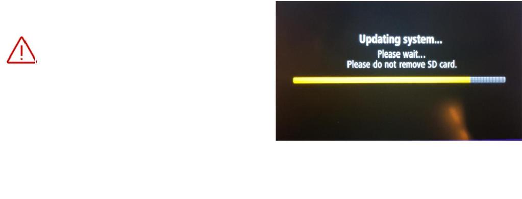 Installationen kan ta upp till 20 minuter. Programuppdatering upptäckt. Vänta... R-LINK kontrollerar filen automatiskt.