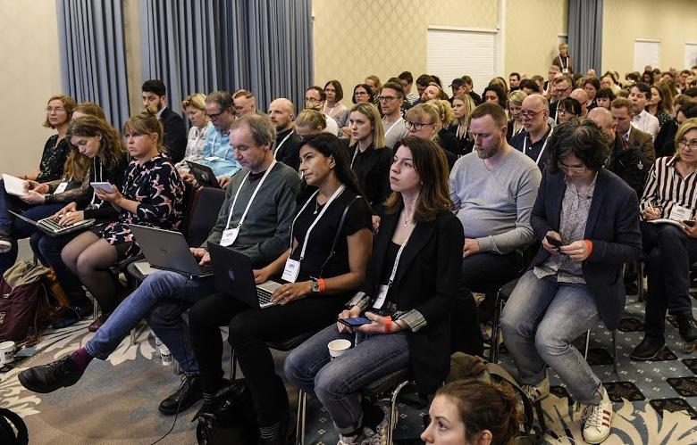 VERKSAMHETSBERÄTTELSE 2018 GRÄVSEMINARIET 2018 FOTO: FGJ - NOELLA JOHANSSON Grävgeneral: Emma Johansson, HD-Sydsvenskan.