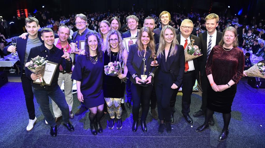 VERKSAMHETSBERÄTTELSE 2018 GULDSPADEVINNARNA 2017 (DELADES UT VID GRÄV18 I HELSINGBORG) FOTO: FGJ - NOELLA JOHANSSON Storstadstidning: IT-skandalen på Transportstyrelsen Kristoffer Örstadius och