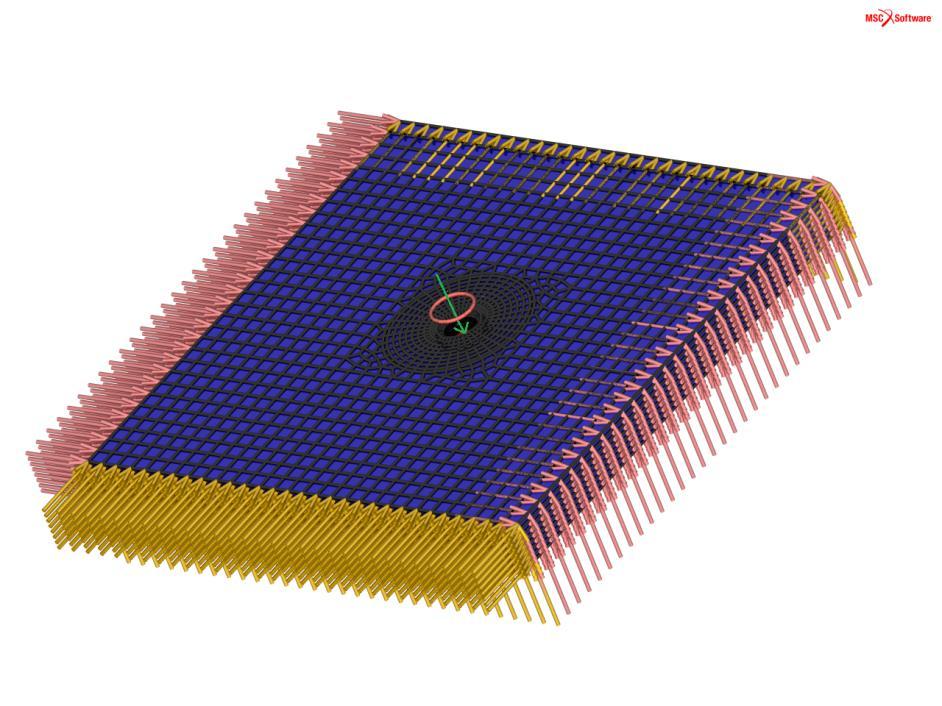 3.3.2 3D-model In the 3D-model the bushing of the FISST-panel was modeled and the same