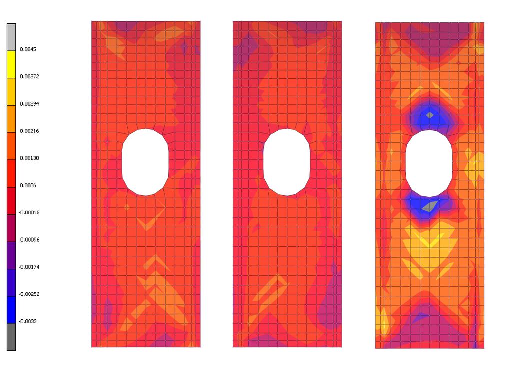 significantly. The deflection limit from Airbus Hamburg is maximum 2 mm which cannot be reached by increasing the foam without having an unrealistically thick panel.