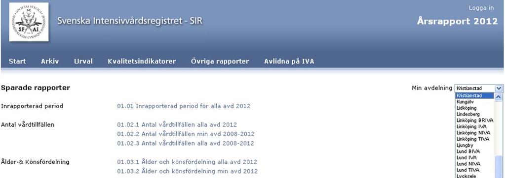 ÅRSRAPPORT http://portal.icuregswe.