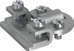 Stål/förzinkad Ø 8-10 mm 50 111 270 Stål/förzinkad med V2A-skruv Ø 8-10 mm 50 111 270 S Aluminium 4 mm Ø 8-10 mm 50 111 271 Aluminium 4 mm med V2A-skruv Ø 8-10 mm 50 111