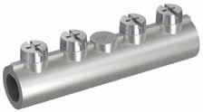 Stål/förzinkat ø 8-10 / ø 16 mm 100 111 410 Koppar ø 8-10 / ø 16 mm 100 111 411 Rostfritt V2A ø 8-10 / ø 16 mm 100 111 412 06 836 52 Multiklämma Ø 8-10 mm / Ø 16 mm Fördel: Det beprövade systemet med