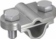 8-10/Ø 8-10 mm 50 111 337 Stål/fz-Koppar 3-delad rund/platt Ø 8-10/30 mm 50 1342 Z 06 836 62 Edelstahl V2A 3-teilig rund/rund ø 8-10/ø 8-10 mm 50 910 579 Skiljeklämma System Vario art.nr.