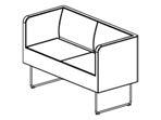 EFG FÅTÖLJER/SOFFOR Sittmöbler: EFG Fåtöljer/Soffor EFG Mingle Sofa, fristående, delad sits & rygg (smulspringa), medar i metall SEMDS1 SEMDS1A SEMDS2 SEMDS2A SEMDS3 SEMDS3A SEMDS1HW SEMDSW1HW