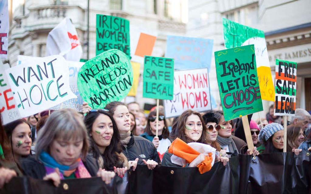 VERKSAMHETSBERÄTTELSE Women's March på Irland 2017. John Wells.