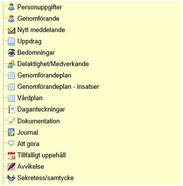 3 AVVIKELSEHANTERING Avvikelsehanterings modulen hanterar avvikelser som inträffar inom kommunens vård och omsorg.