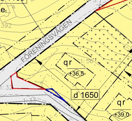 4 (18) Kummelnäs 1:56 Nej Detaljplanen innebär att del av fastigheten ska vara tillgänglig för allmän platsmark.