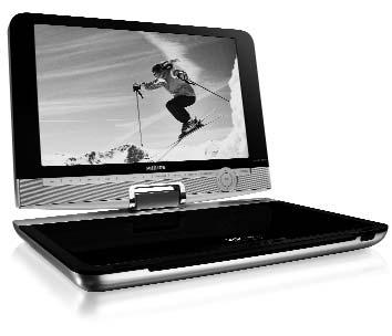 Portable DVD player PET1031 Register your product and