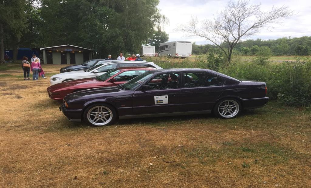 Träff på Tydingesjöns camping den 12:e juni Sydsektionen var återigen på plats på Bilcafèt på Tydingesjön camping som arrangerarar bilträff på tisdagar från maj till