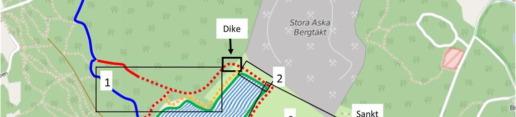 Tråkigt att behöva rida nära Haningeleden men det skulle fungera att ha en ridväg där.