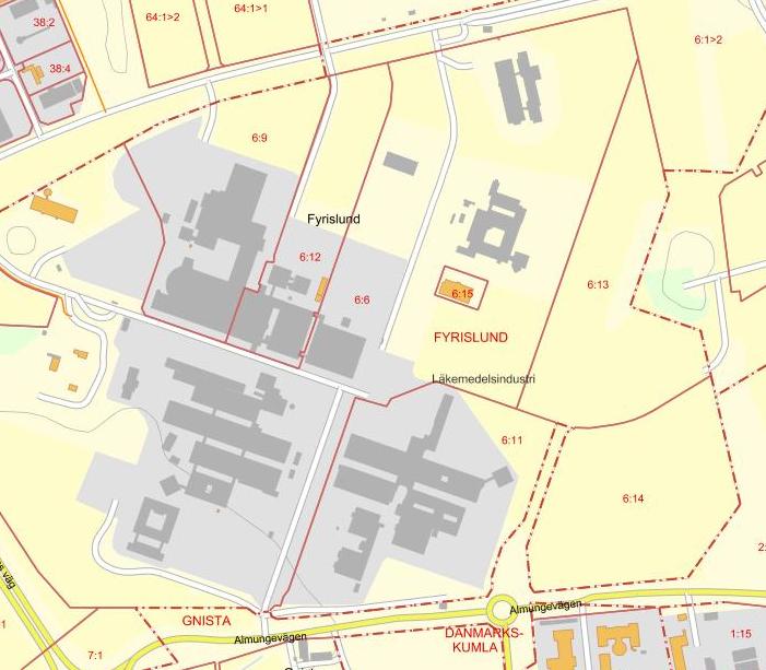 Sida 5 (14) 3 Planområdet och dess förutsättningar Området ligger i Uppsala kommun, cirka 4 kilometer väster om Uppsala centrum.