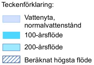Fastigheten ligger enligt lågpunktskarteringen inte i någon större lågpunkt. Några mindre lågpunkter finns dock (Figur 8).