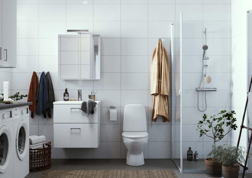 BADRUM Från ett funktionellt utrymme för personlig hygien och tvätt till en skönt avslappnad miljö för återhämtning och egen tid. Badrummet har gjort en tidsresa som heter duga.