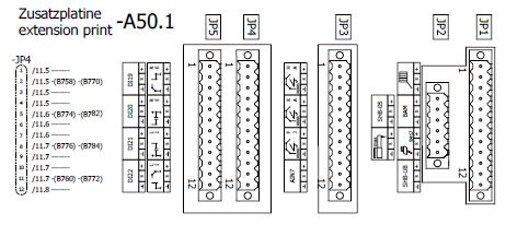 sida: 5/12 NOLL-PUNKT - ISC INSTALLATION Extra stödbensbrygga: Om kranen är utrustad med extra stödben, genomför dessutom följande steg: Kontrollera in-signaler från extra stödben på ISC displayen