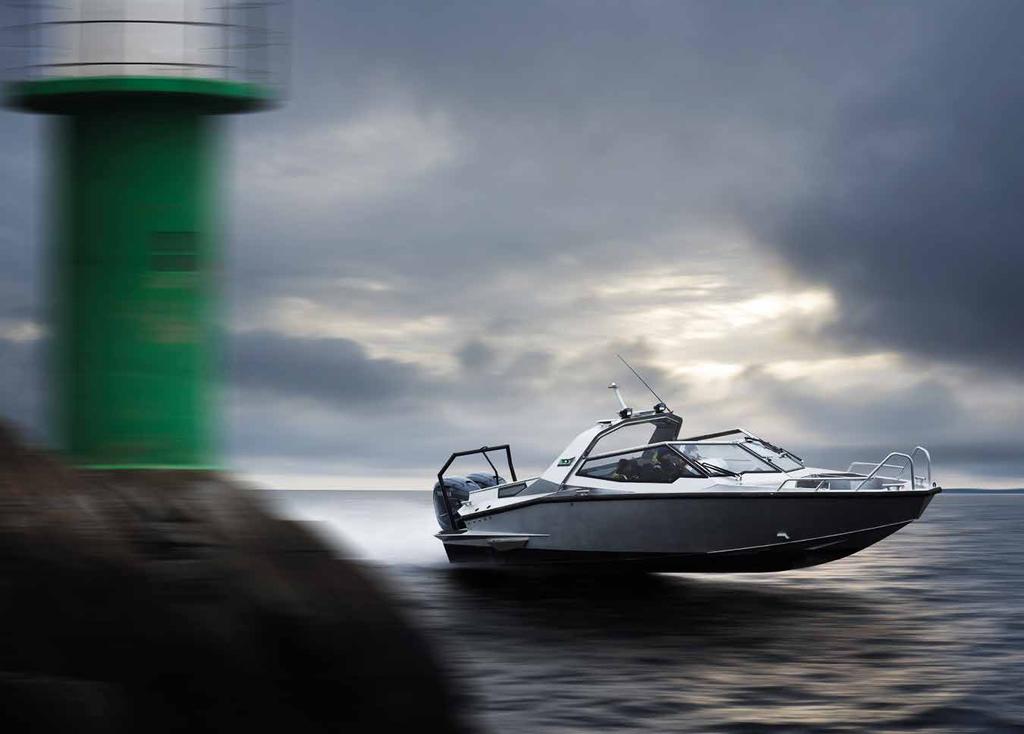 A30 Nyhet DESIGNAD TILL FULLÄNDNING Helt nya Anytec A30 är en båt med mycket attityd. Designad till fulländning med innovativ teknik och lika delar styrka, elegans och funktion.