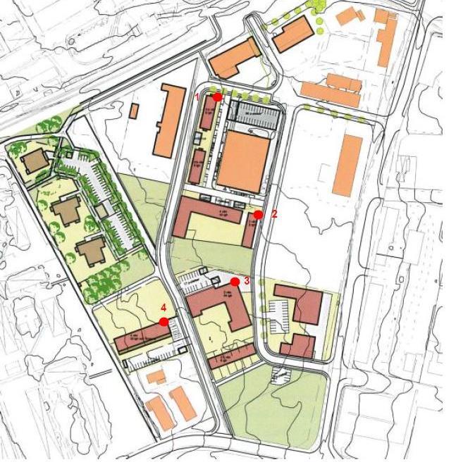 Trafik Infart till planområdet sker från Stenbocksgatan, Branteviksvägen och Ehrnbergsvägen via Lädergatan.