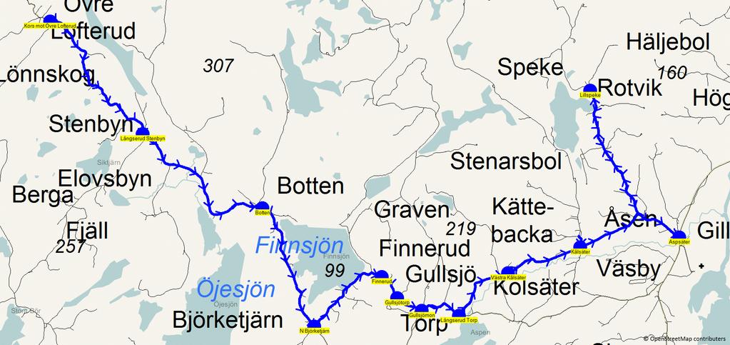 2017-08-10 21:12:37 Karta för Tur 8526 M - F Fordon 8560 Skolbuss 1 8526 6.10 6.