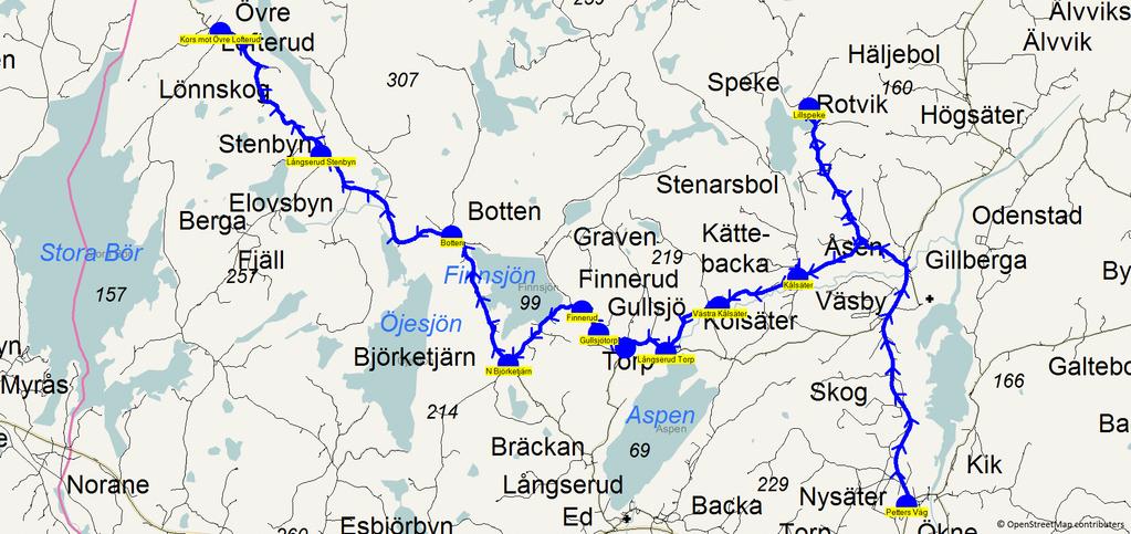 2017-08-10 21:13:16 Karta för Tur 8592 M - F Från Tegnérskolan Fordon 8560 Skolbuss 1 8592 16.00 16.