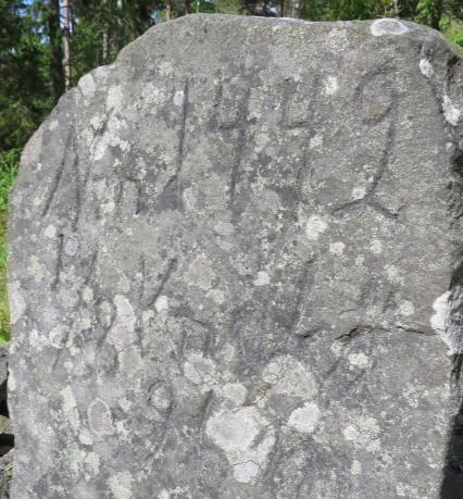 stället ersatts med en vägsten,