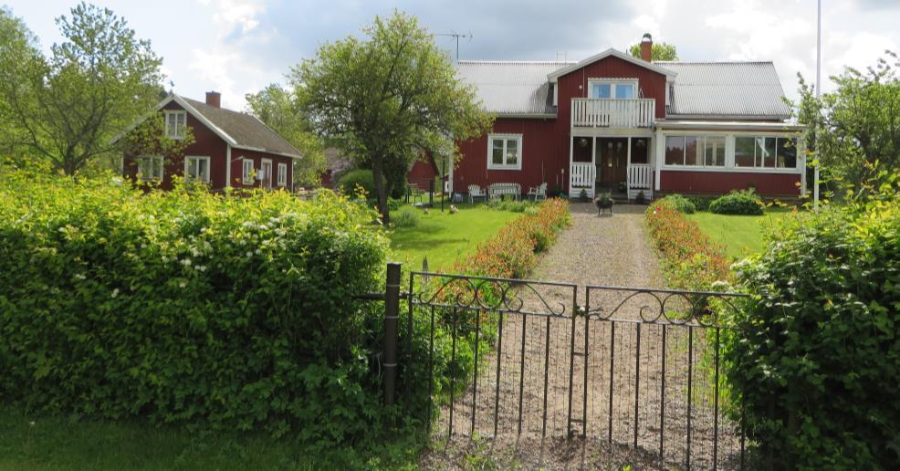 Ombyggd äldre mangårdsbyggnad (1868), med fd