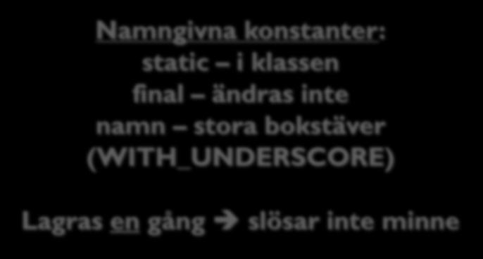 (WITH_UNDERSCORE) Lagras en gång slösar inte minne public class CardGame2 {