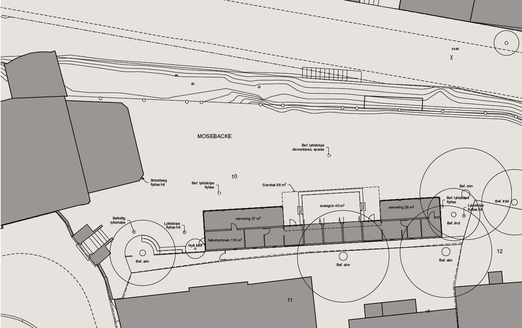 Sida 7 (11) Illustration. Situationsplan för föreslagen ny bebyggelse.