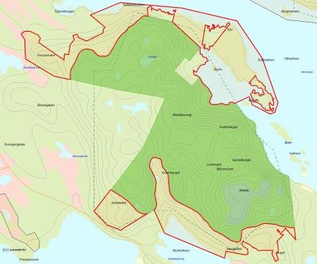 Länsstyrelsens bedömning Akkelis är ett stort sammanhängande urskogsområde med höga naturvärden och har obruten gammal skog ner till Hornavan vilket även ger området höga landskapsvärden.