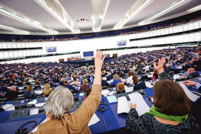 Europaparlamentsvalet 2019 Europaparlamentet stiftar lagar som påverkar vår vardag. Parlamentet bestämmer också om EU:s budget.