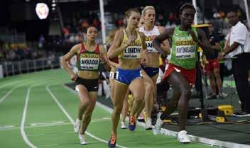 inomhus-vm i USA. Hon kom trea i sitt försöksheat 2.03,44 som inte räckte till final.
