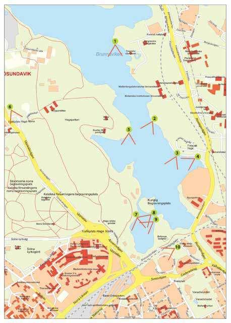 Fotomontagen och siluettbilderna redovisas i tre steg: 1) Vy med beintlig bebyggelse samt byggnadsvolymer motsvarande redan beslutade detaljplaner och bygglov (blå linje).