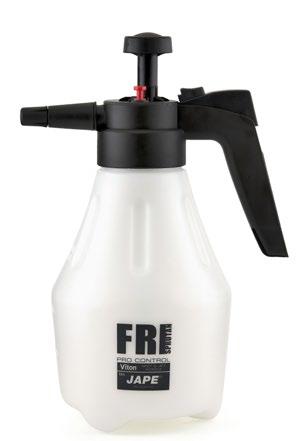 NY DESIGN Fri-Sprutan XC 1,5 l 1,5-liters tryckspruta med flatstålsmunstycke. Fri-Sprutan PC 1,5 l Viton Proffsspruta 1,5 liter, tål lösningsmedel.