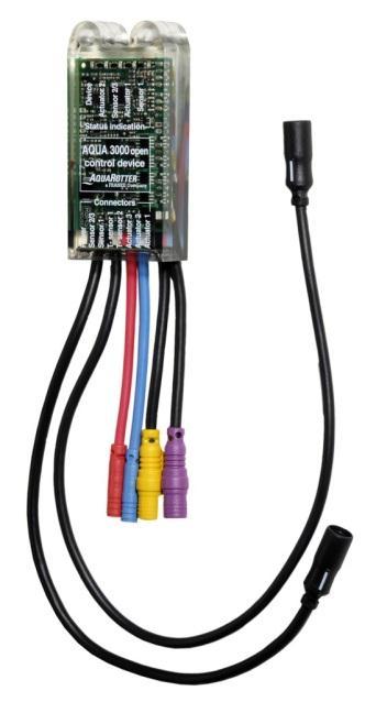 5 Felsökning Fel på en dusch: Inget vatten kommer när man trycker på knappen 1. Kontrollera att en röd diod (Device) blinkar på elektronikmodulen (bild ovan). 1 blink /sek.