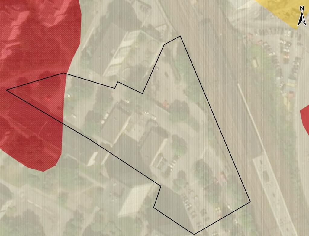 4.3 GEOLOGI OCH JORDLAGERFÖRHÅLLANDEN Enligt Sveriges geologiska undersökning, SGU, består området främst av fyllnadsmaterial som täcker ett lerlager.