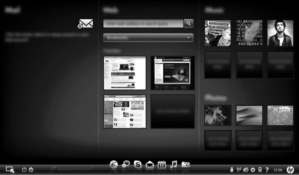 Kapitel 3: Använda HP QuickWeb (endast vissa modeller) Installera HP QuickWeb första gången Första gången du startar systemet efter Windows installationsprocess visas QuickWebs installationssidor.