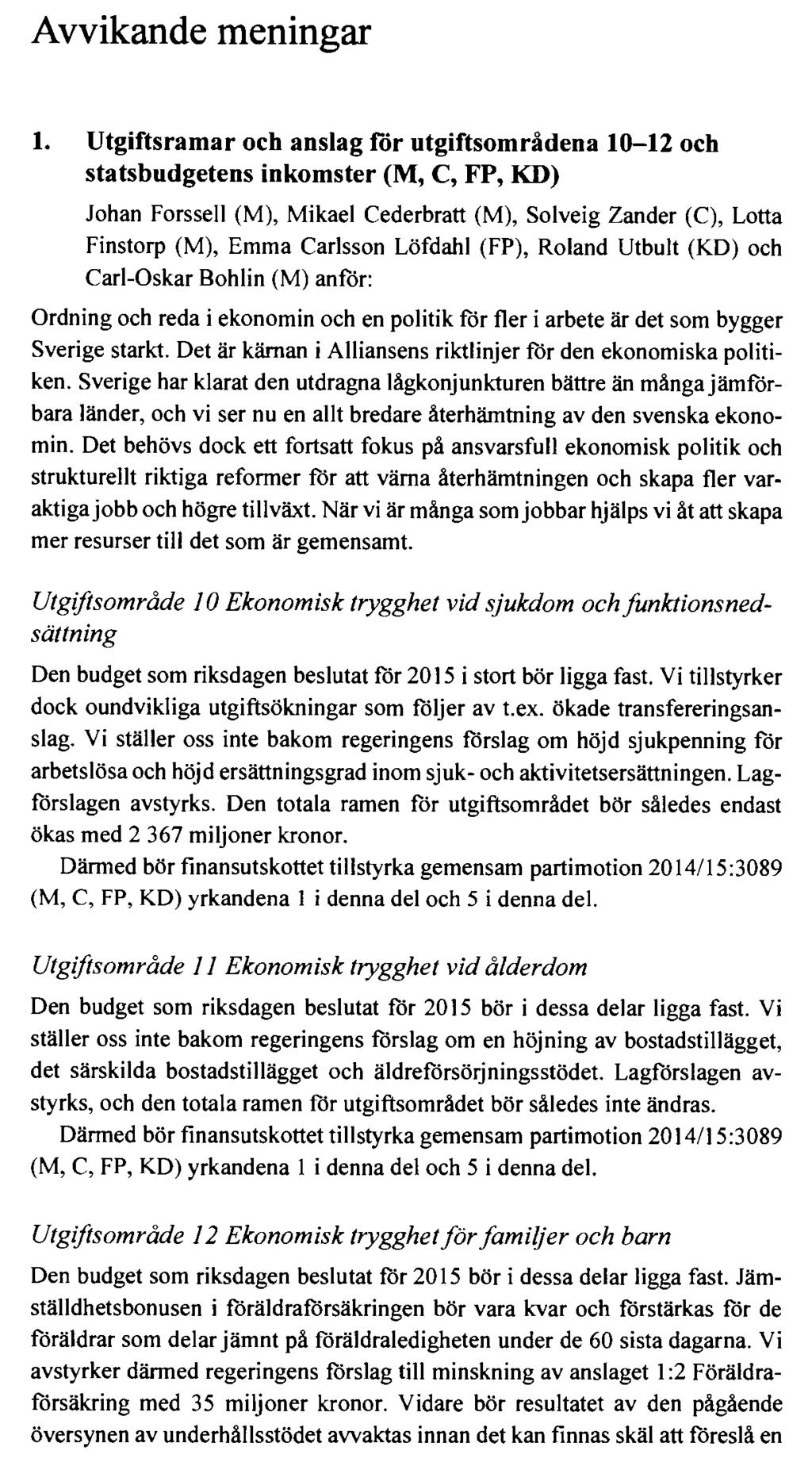 SOCIALFÖRSÄKRINGSUTSKOTTETS