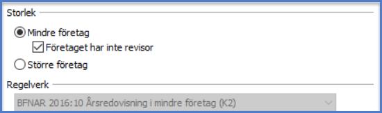 5. Företaget får inte ha revision.