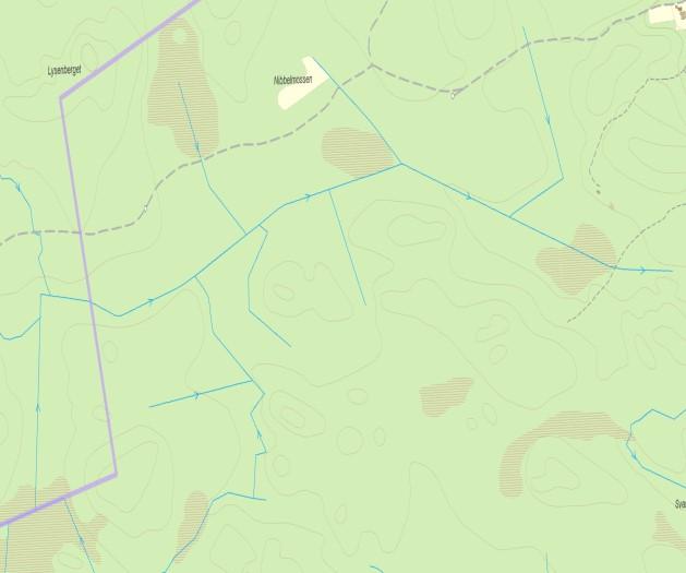 Identifiering av diken och planering Kartor Ortofoton Terrängmodell Markfuktighetskartor Bildkälla: www.lantmateriet.