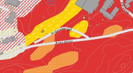 0 Uppdragsnr: 10228355 Daterad: 2016-05-31 Reviderad: Handläggare: Lina Johansson Översiktlig miljöteknisk markundersökning, Arendal 4:4 Figur 2.