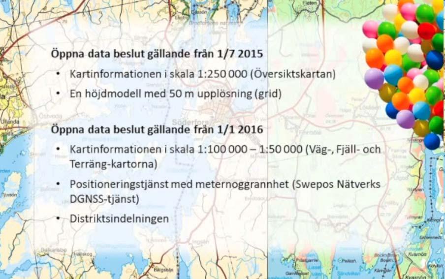 Öppna Geodata/Open Data Geoinfo 2015 Öppna geodata Lm Nylén?