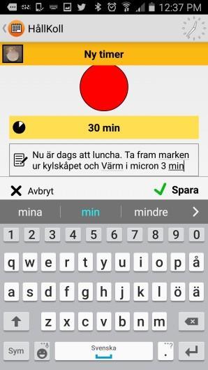 Timer Skapa en timermall