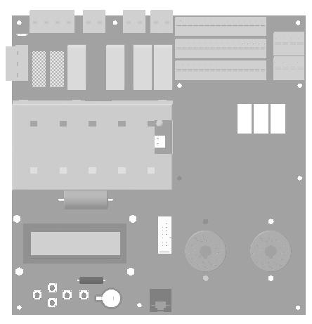 C AI1 Analog Sensor DO10sPWM Utgång 10 DO7 Öppna motor DI14 vevgränsläge DI12 Öppetgränsläge DI10 Öppenförregling DI8 Öppnaimpuls DI7 Stoppimpuls DI6 Impuls läsare A DI5 Gränsläge armavkänning / lås